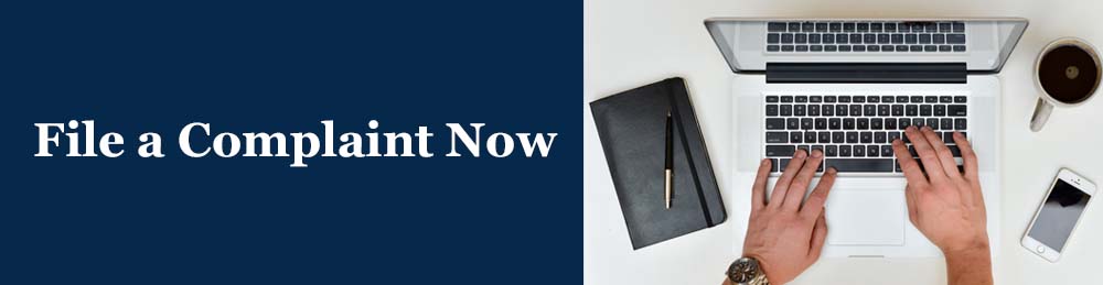 File a consumer complaint now.  - opens in a new page