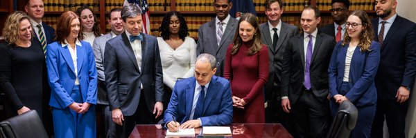 Attorney General Jay Jones signs day one priorities. 